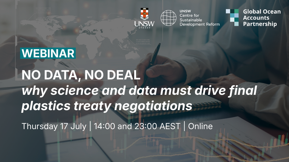 Plastics Webinar. No data, no deal: why science and data must drive final plastics treaty negotiations